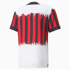 A.C. Milan x NEMEN Authentic Men's Soccer Jersey, Tango Red -Puma White