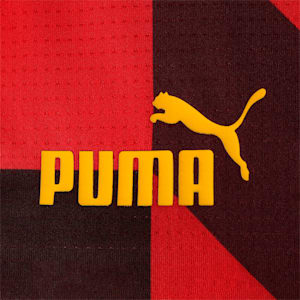 メンズ マンチェスター シティー MCFC プレマッチ 半袖 シャツ, Tango Red -PUMA Black