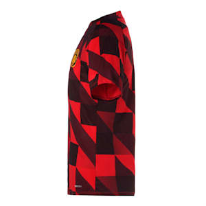 メンズ マンチェスター シティー MCFC プレマッチ 半袖 シャツ, Tango Red -PUMA Black