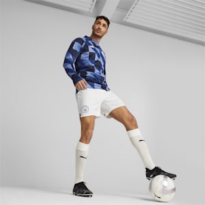 Manchester City F.C. Prematch Sweatshirt Men, Lake Blue-PUMA Navy