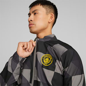 Manchester City F.C. Prematch Jacket Men, Cast Iron-PUMA Black