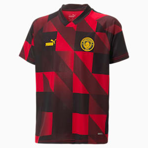 Manchester City F.C. Prematch Jersey Youth, Tango Red -PUMA Black
