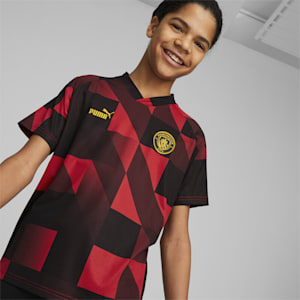 Manchester City F.C. Prematch Jersey Youth, Tango Red -PUMA Black
