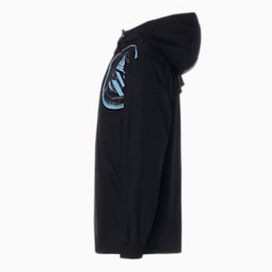 メンズ マンチェスター シティー MCFC フットボールレガシー 長袖 ジャケット, PUMA Black-Team Light Blue