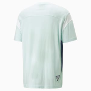 メンズ マンチェスター シティー MCFC フットボールアーカイブ 半袖 Tシャツ, Nitro Blue-Marine Blue