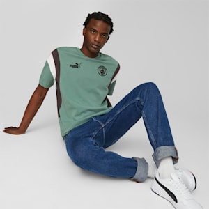 Manchester City FtblArchive Tee Men, Deep Forest-Flat Dark Gray