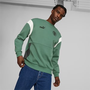 Manchester City FtblArchive Sweatshirt Men, Deep Forest-Flat Dark Gray