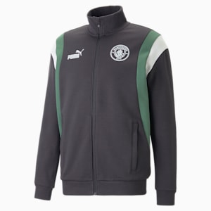 Manchester City FtblArchive Track Jacket Men, Flat Dark Gray-Deep Forest