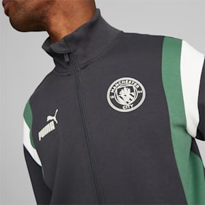 Manchester City FtblArchive Track Jacket Men, Flat Dark Gray-Deep Forest
