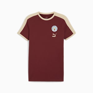 メンズ マンチェスター シティー FC フットボールヘリテージ 半袖 Tシャツ, Aubergine-Granola, extralarge-JPN