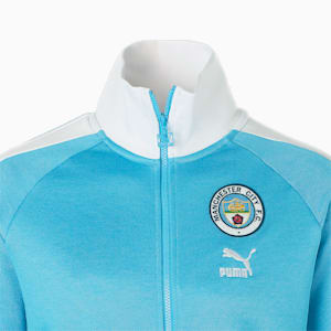 メンズ マンチェスター シティー MCFC フットボールヘリテージ T7 トラックジャケット, Team Light Blue-PUMA White