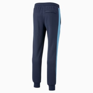 Pants deportivos ftblHeritage T7 del Manchester City F.C. para hombre, PUMA Navy-Team Light Blue
