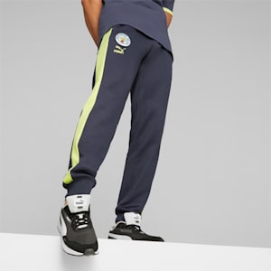 Pants deportivos ftblHeritage T7 del Manchester City F.C. para hombre, Parisian Night-Fresh Yellow