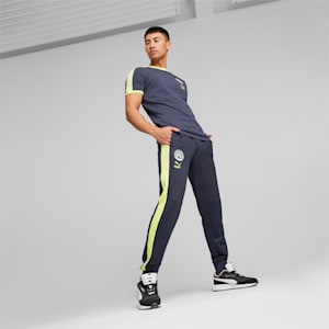 Manchester City F.C. ftblHeritage T7 Track Pants Men, Parisian Night-Fresh Yellow