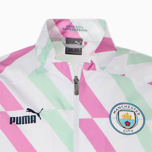 メンズ マンチェスター シティー MCFC プレマッチ ジャケット, PUMA White-Mist Green-Mauve Pop