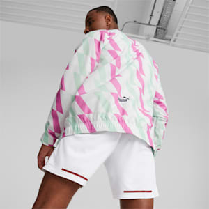 Manchester City Prematch Jacket Men, PUMA White-Mist Green-Mauve Pop