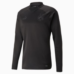 メンズ ドルトムント BVB プレマッチ スウェットシャツ, PUMA Black
