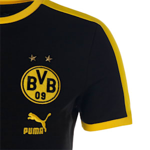 メンズ ドルトムント BVB フットボールヘリテージ 半袖 Tシャツ, PUMA Black