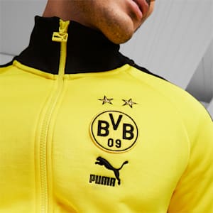 Borussia Dortmund ftblHeritage T7 Track Jacket Men, Cyber Yellow
