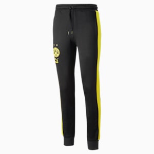 メンズ ドルトムント BVB フットボールヘリテージ T7 トラック パンツ, PUMA Black