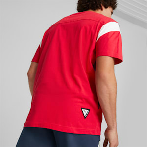C.D. Guadalajara ftblArchive Men's Tee, Tango Red -PUMA Navy