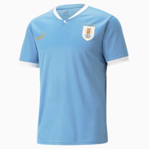 Uruguay Home 22/23 Replica Jersey Men, Silver Lake Blue