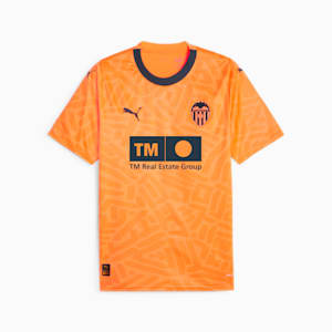 Valencia C.F. 23/24 Third Jersey Men, Ultra Orange-Marine Blue, extralarge-GBR