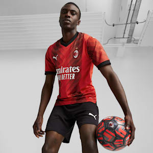 AC Milan 23/24 Men's Replica Home Jersey, For All Time Red-PUMA Black, extralarge