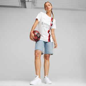 AC Milan 23/24 Women's Away Jersey, PUMA White-Feather Gray, extralarge