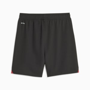 AC Milan Big Kids' Soccer Shorts, PUMA Black-For All Time Red, extralarge