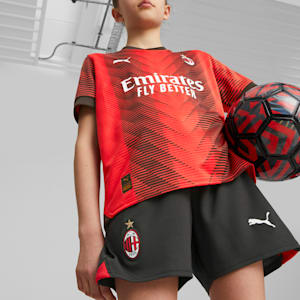 キッズ ACミラン 2023-24 ホーム レプリカ ショーツ 116cm-164cm, PUMA Black-For All Time Red, extralarge-JPN