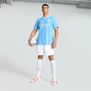 Manchester City 23/24 Home Authentic Men's Football Jersey, Team Light Blue-PUMA White, extralarge-IND