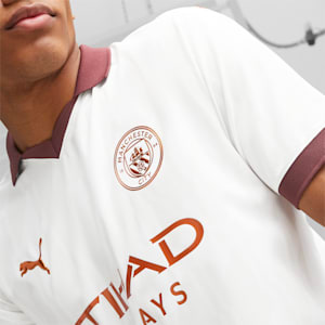 Manchester City 23/24 Away Authentic Jersey Men, PUMA White-Aubergine, extralarge-GBR