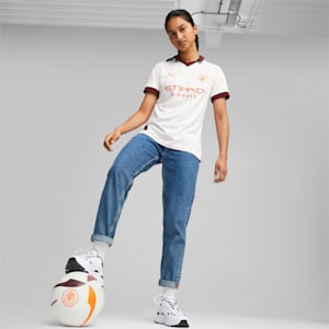 Manchester City 23/24 Away Jersey Women, PUMA White-Aubergine, extralarge-GBR