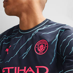 Troisième maillot authentique Manchester City 23/24 Homme, Dark Navy-Hero Blue, extralarge