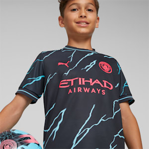 Manchester City 23/24 Youth Football Third Jersey, Dark Navy-Hero Blue, extralarge-IND