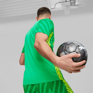 Manchester City Men's Goalkeeper Short Sleeve Jersey, Grassy Green-Yellow Alert
