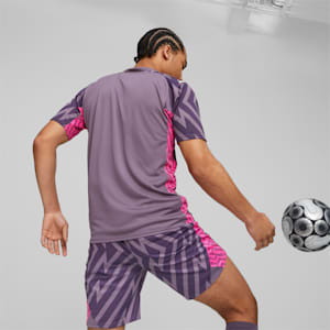 Manchester City Men's Goalkeeper Short Sleeve Jersey, Purple Charcoal-Ravish