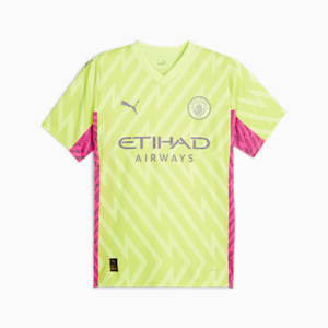 Manchester City Men's Goalkeeper Short Sleeve Jersey, Fast Yellow-Ravish, extralarge-GBR