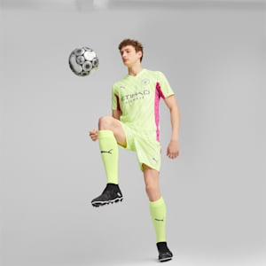 Manchester City Men's Goalkeeper Short Sleeve Jersey, Fast Yellow-Ravish