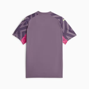 Manchester City Short Sleeve Goalkeeper Jersey Youth, Purple Charcoal-Ravish