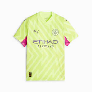 Manchester City Short Sleeve Goalkeeper Jersey Youth, Fast Yellow-Ravish