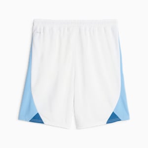 Manchester City Men's Soccer Shorts, PUMA White-Team Light Blue, extralarge