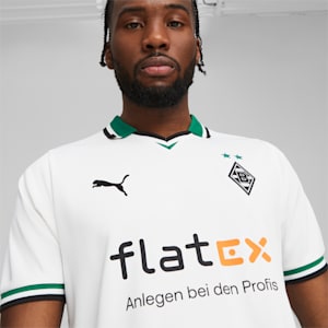 Borussia Mönchengladbach 23/24 Home Jersey Men, PUMA White-Power Green, extralarge-GBR