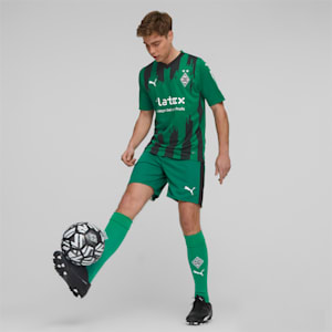 Borussia Mönchengladbach 23/24 Away Jersey Men, Power Green-PUMA Black, extralarge-GBR