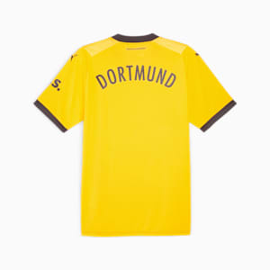 Borussia Dortmund 23/24 Men's Football Home Jersey, Cyber Yellow-PUMA Black, extralarge-IND