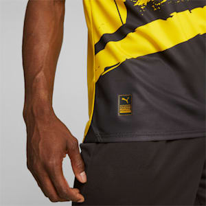 Borussia Dortmund 23/24 Men's Home Replica Jersey, Cyber Yellow-PUMA Black