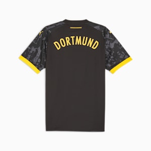 Borussia Dortmund 23/24 Men's Football Away Jersey, PUMA Black-Cyber Yellow, extralarge-IND