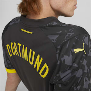 Borussia Dortmund 23/24 Men's Away Jersey, PUMA Black-Cyber Yellow, extralarge-GBR
