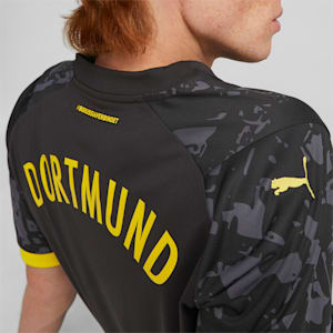 Camiseta visitante del Borussia Dortmund 23/24 para hombre, Cheap Atelier-lumieres Jordan Outlet Black-Cyber Yellow, extralarge